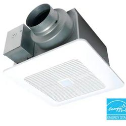 Panasonic WhisperSense DC Fan with Motion and Humidity Sensors Delay Timer and Pick-A-Flow Speed Selector 50, 80 or 110 CFM
