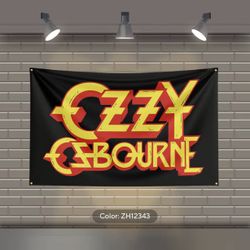 Ozzy Osbourne Rock Music Flag