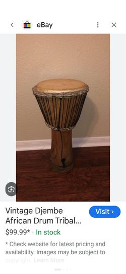 African Tribal drum