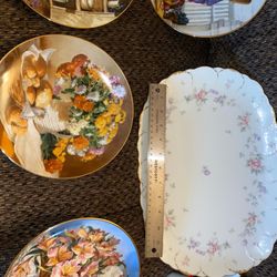 LOT of porcelains plates, bowls, tea pots, etc