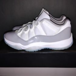 Cement Grey 11 Lows Men's Size 8.5