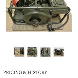 U.S. Army Signal Corps PE-162-C / GN-50-B Engine Generator 