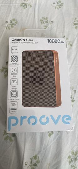 Proove Carbon Slim 22.5W 10000 mAh Power Bank Battery