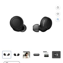 Sony WF-C500 Truly Wireless in-Ear Headphones, Black