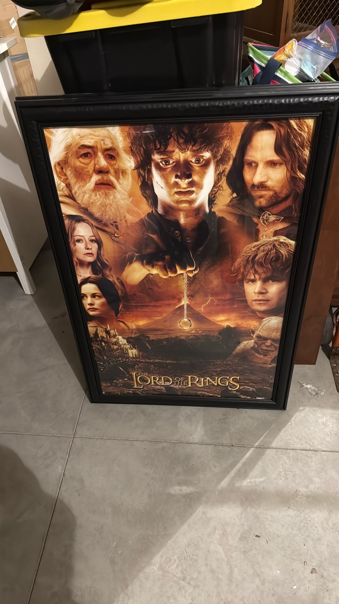 Lord Of The Rings Framed Movie Poster