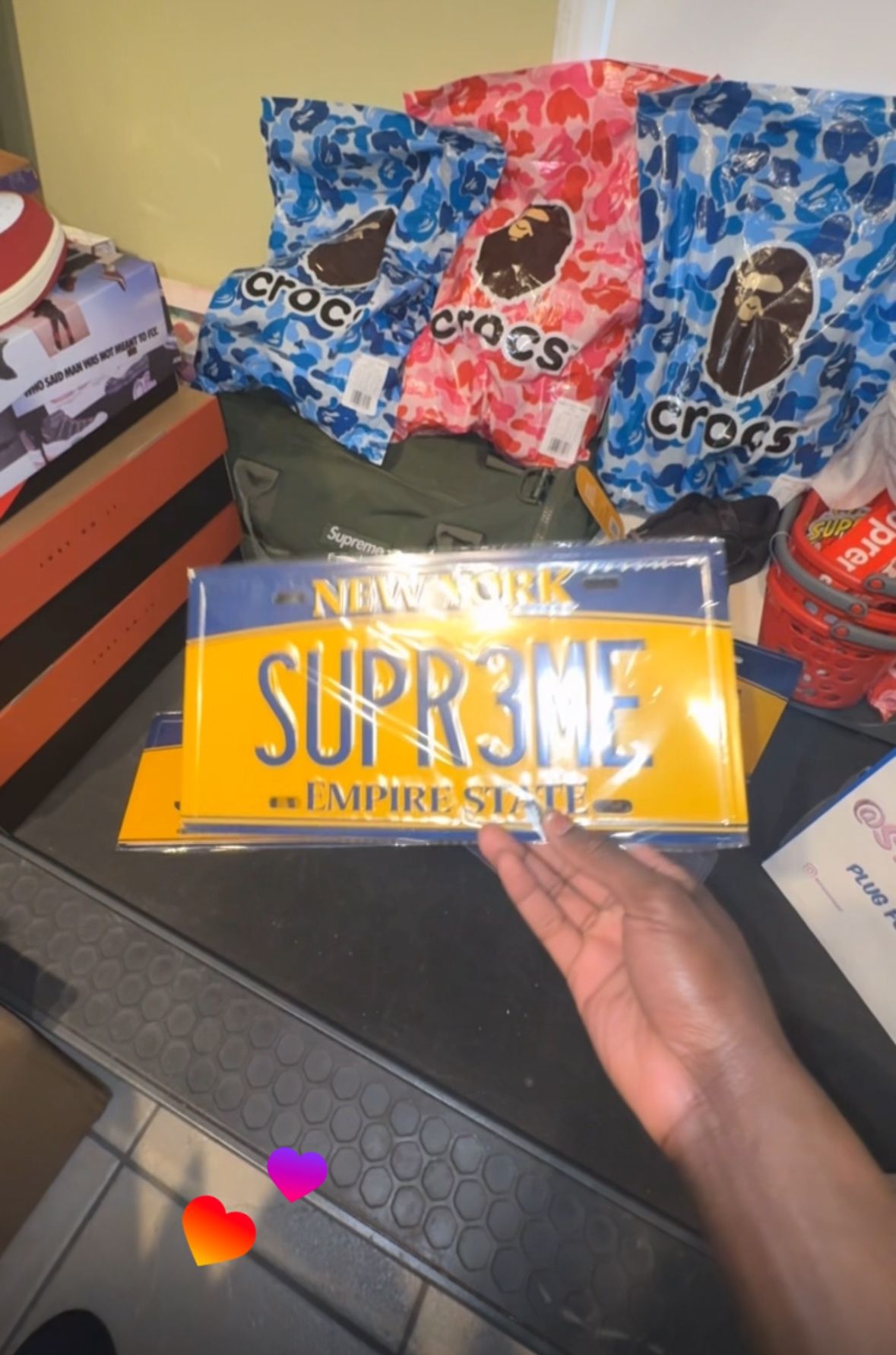 Supreme License Plate SSβ25 π