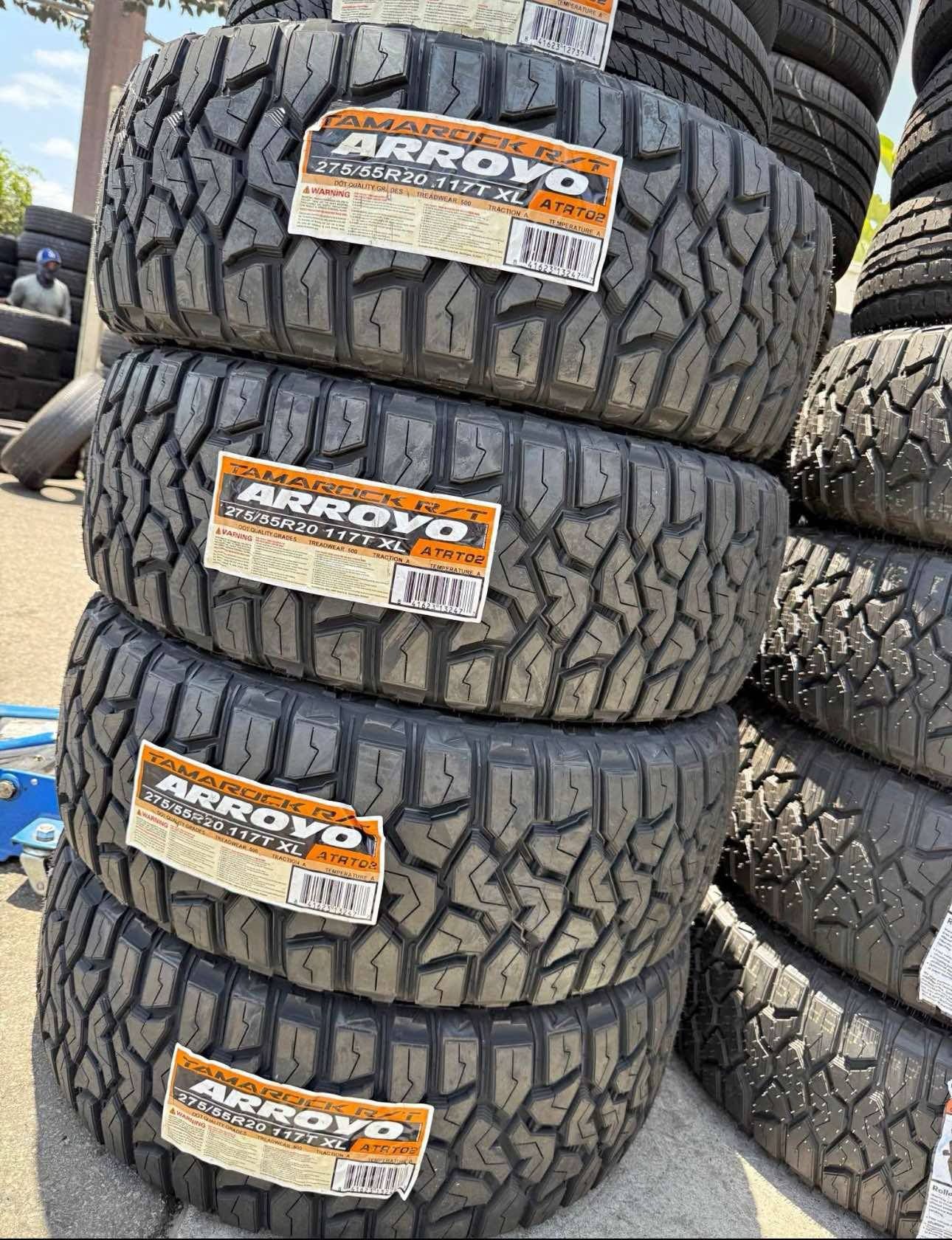 🔥📲275/55/R20 Vendo Llantas Nuevas Marca Arroyo R/T