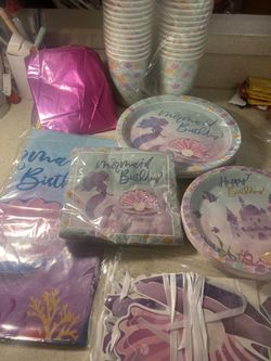 Mermaid birthday Decorations 
