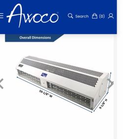 New in box 60 inch Air Curtain