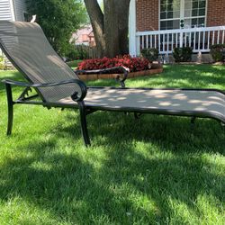 BRAND NEW Casual Classics Fully Reclining Chaise Lounge Recliner Lounger Pool Chair 