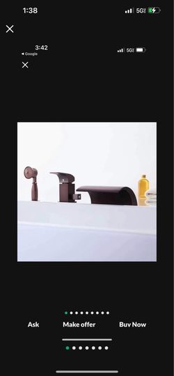 Double Handle Deck Mounted Roman Tub Faucet Sh 35