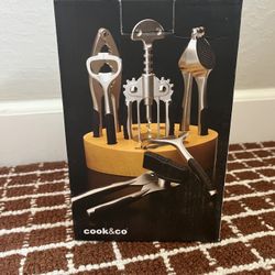 BergHOFF CooknCo 7-Piece Bar Set NEW