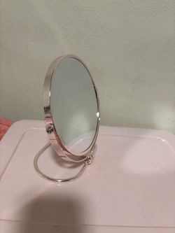 Rose Gold Desktop Mirror