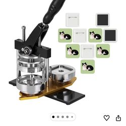 Fridge Magnet Button Maker Machine 2x2inch
