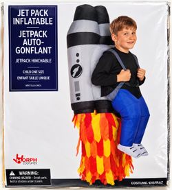 Morph Costumes Kids Inflatable Jet Pack Costume