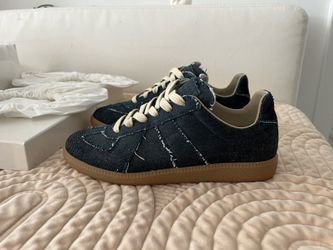 Maison Margiela Replica Exclusive Denim Low-Top Sneakers Dark Denim, 35 (5)