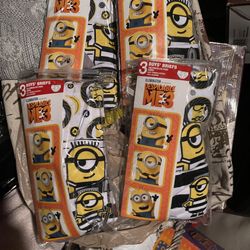 4 Packs Of Despicable Me 3 Boys Briefs