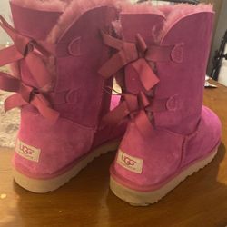 UGG Mauve Suede Boots