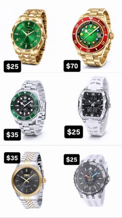 Brand New Invicta Watches (Prices Shown)