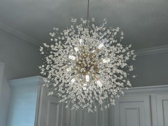 Crystal Sputnik Starburst Chandelier