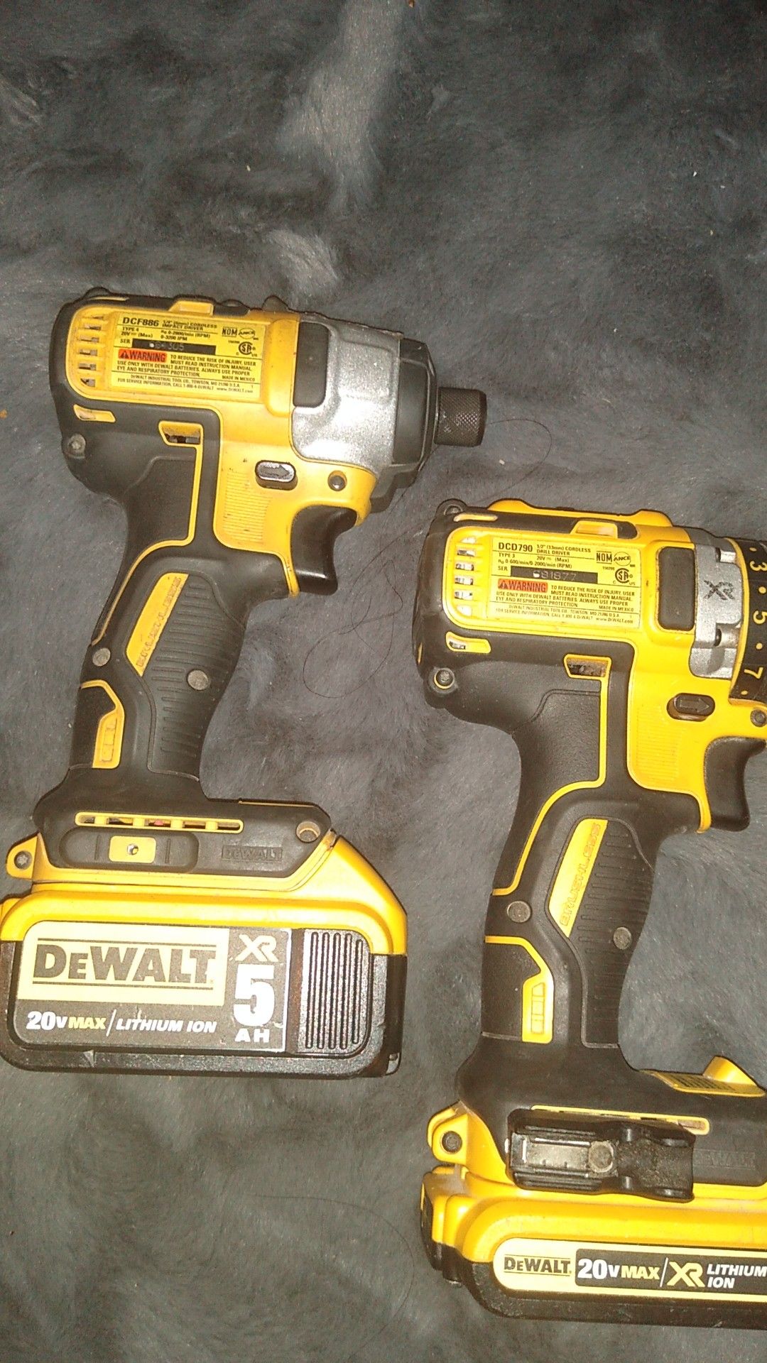 DeWalt drills