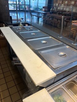 Commercial Steam Table Food Warmer Station