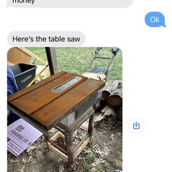Table Saw Vintage 