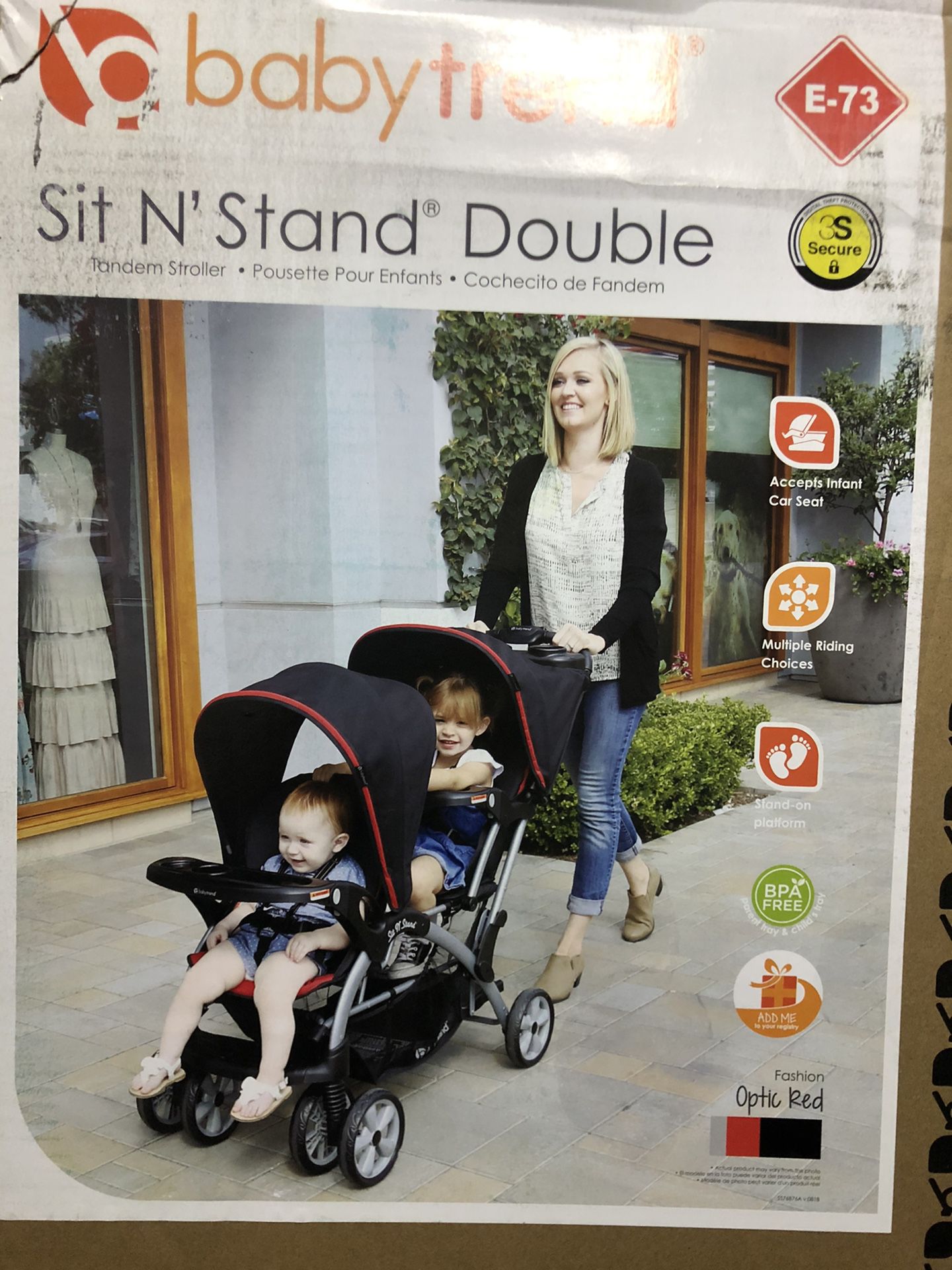 Baby Trend sit n stand double stroller