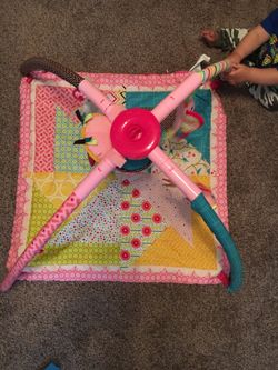 Infantino Go GaGa Deluxe Twist and Fold Gym - Pink