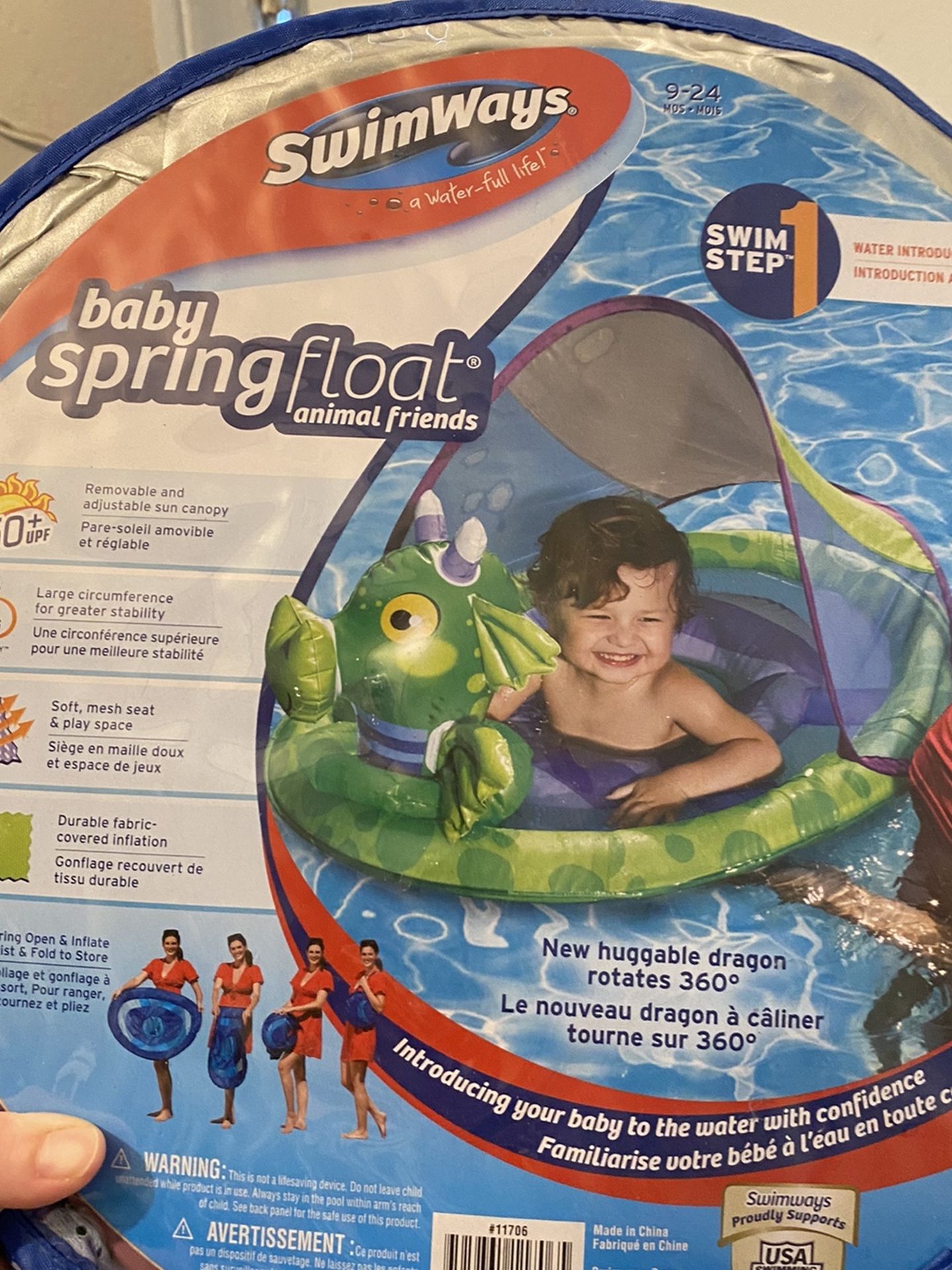 Swimways Baby Toddler Kid Pool Swing Float