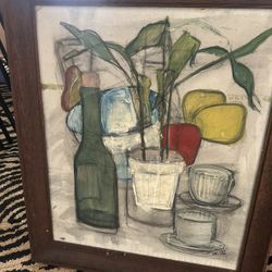 Framed Still Life Painting 18x24