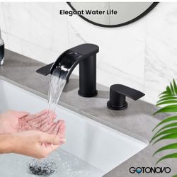 Gotonovo Waterfall Bathroom Faucet 