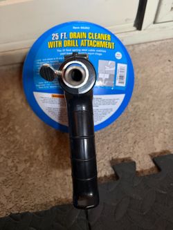 25 ft. Drain Cleaner with Drill Attachment