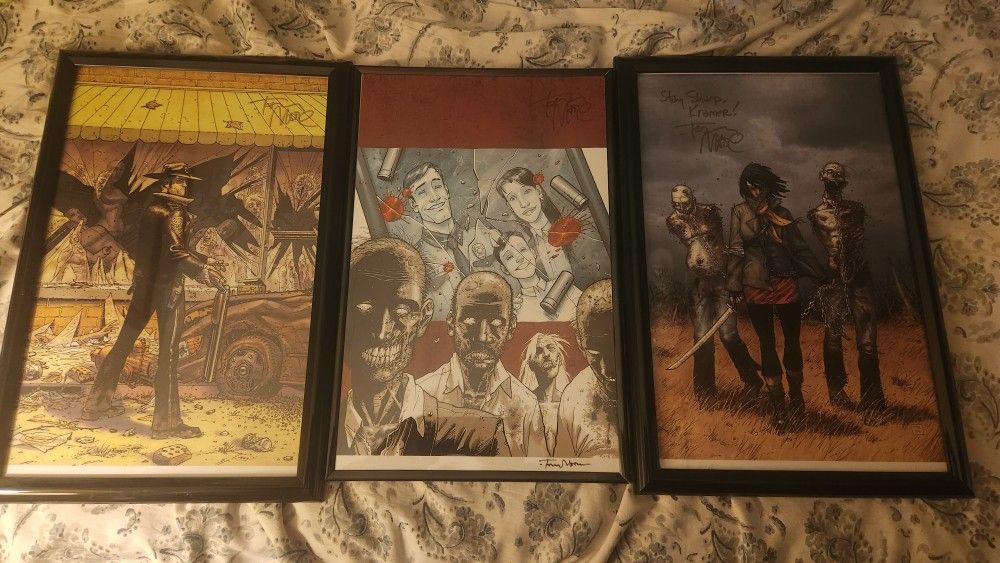 The Walking Dead Tony Moore Autographed Prints