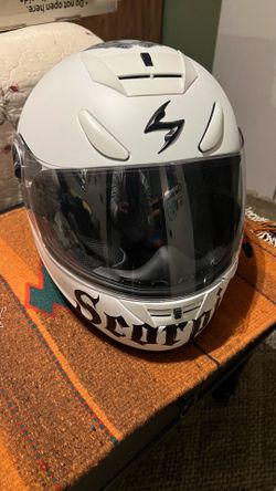 Motorcycle jacket and helmet