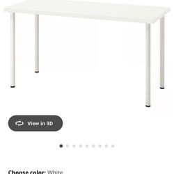 Ikea Lagkapten/ADILS table and four legs 