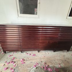 Dresser Wood Solid , In Good Condition. 
