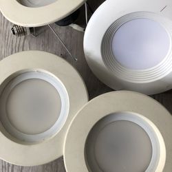 Retrofit recess integrated led 6” light