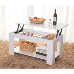 Lift-top Coffee Table - White