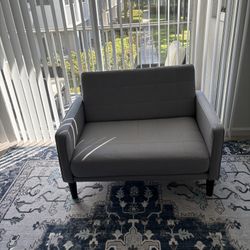 COUCHOICE 45" Light Gray Comfy Loveseat Sofa