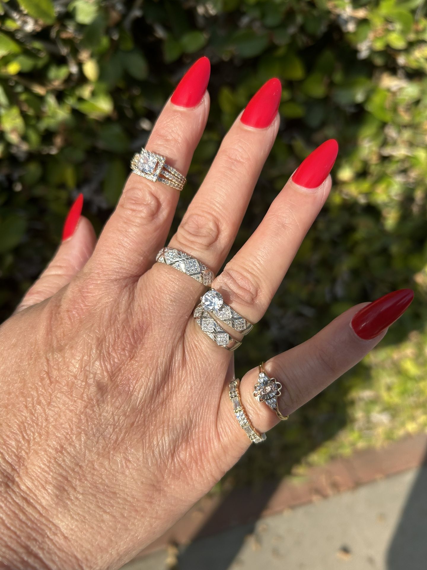 14k White Gold Rings