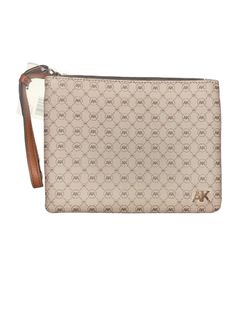 Anne Klein Monogram Wristlet Pouch 
