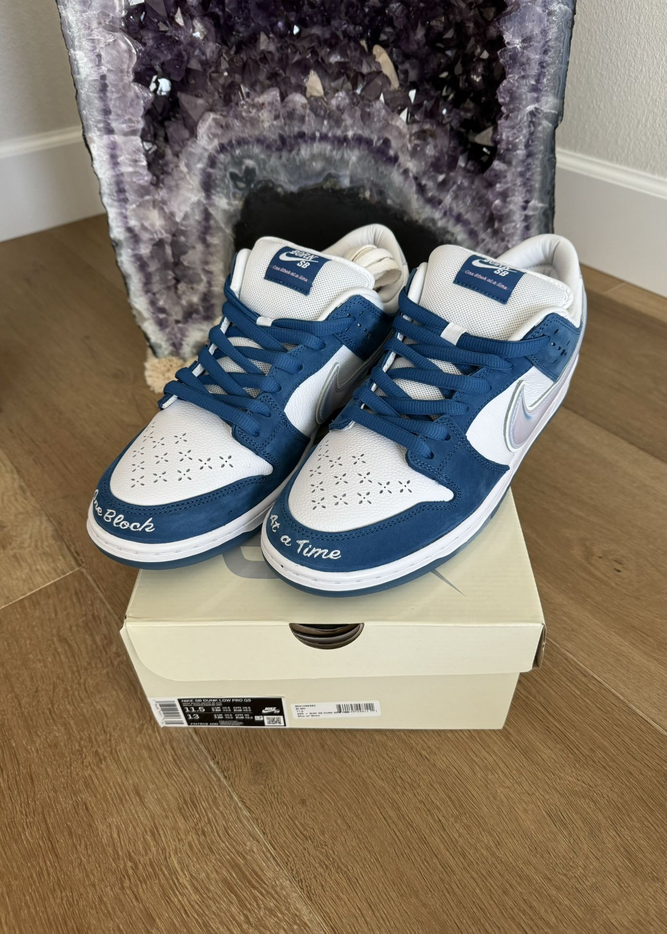 Nike SB Dunk Low Born x Raised One Block At A Time Size 11.5 - New