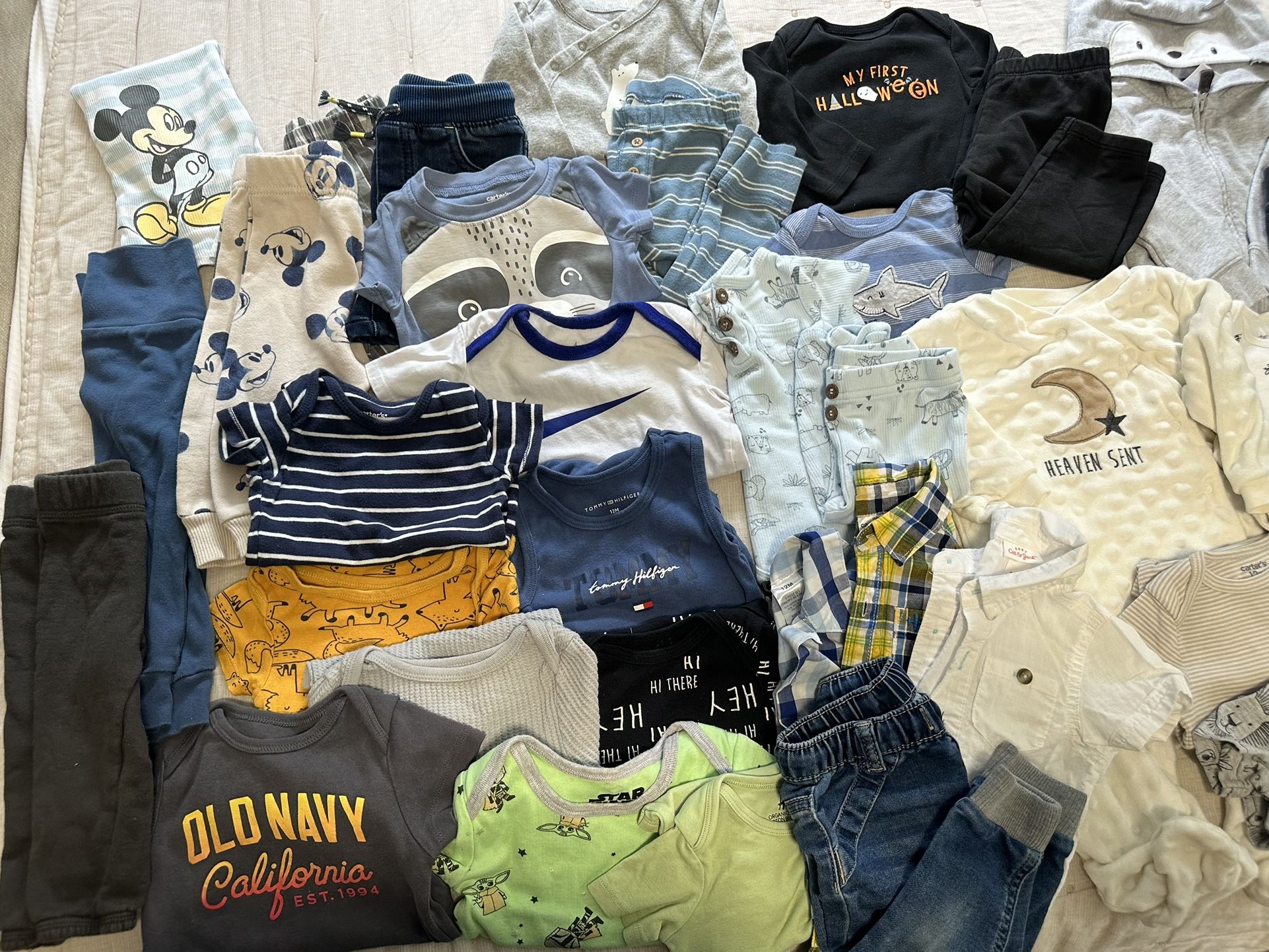 Baby Boy Clothing Bundle Lot