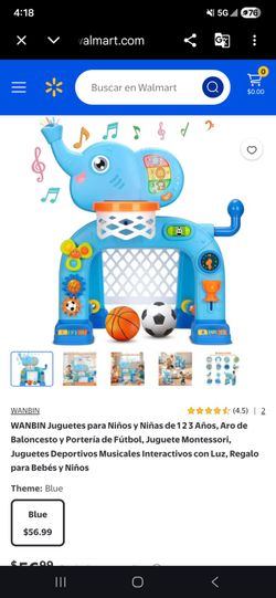 Kids toys 1 año a 3 años basket ⚽