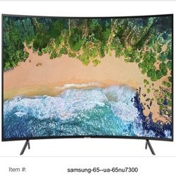65” Samsung Curve TV 