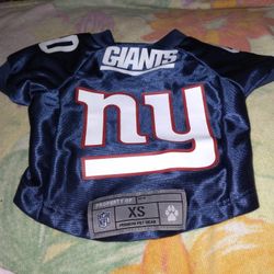 NY Giants Jersey For Dog Or Cat Xs