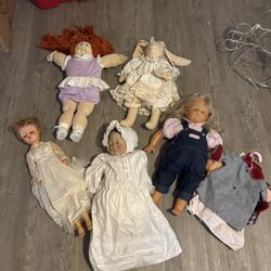 Vintage Dolls- Cabbage patch, Corelle, Porcelain 