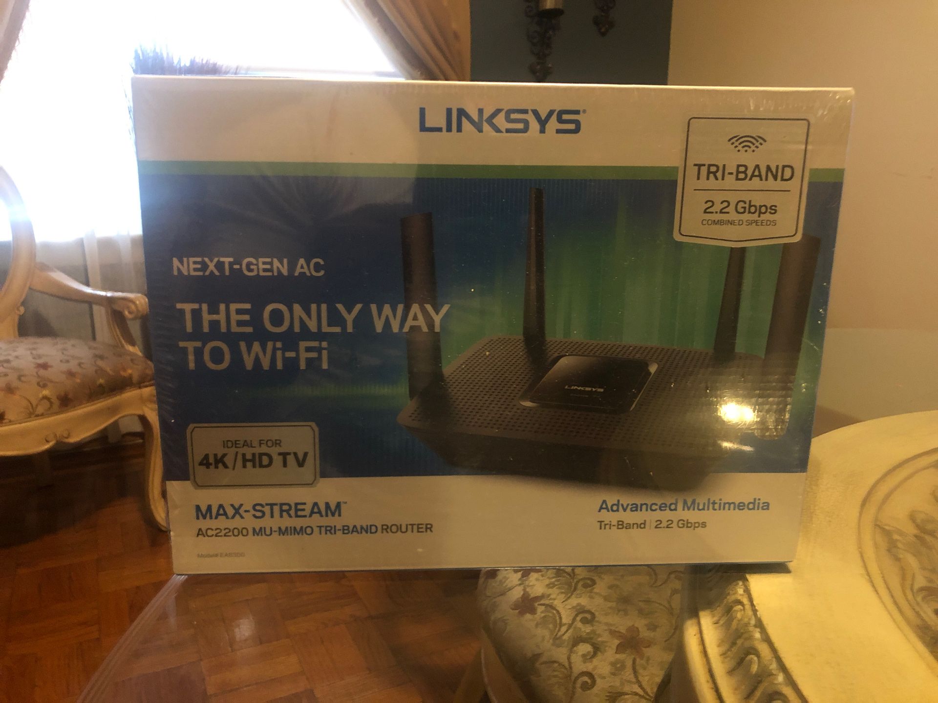 Linksys ac2200 MU-MIMO trío-band router