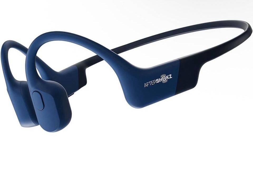 Brand New SEALED AFTERSHOKZ Aeropex Open-Ear Wireless Bone Conduction Headphones, IP67 Rated, Blue Eclipse